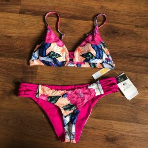 Rip Curl reversible print bikini